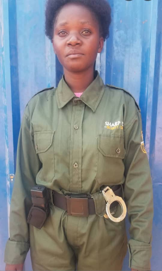 Female Sharp Edge officer